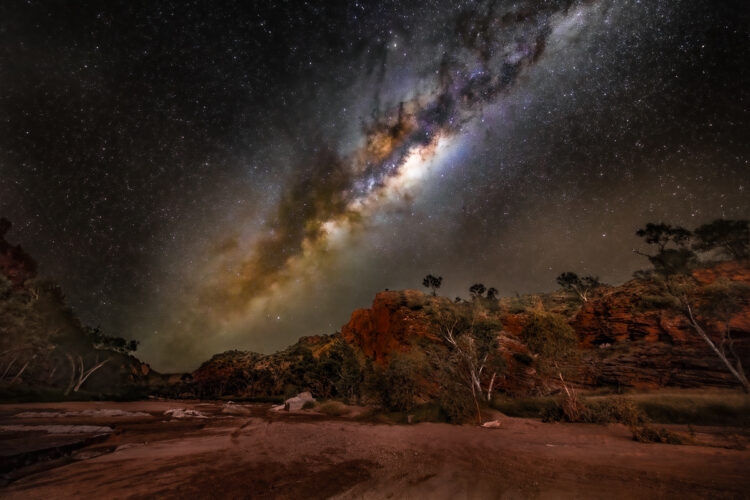 Milky Way over Desert George